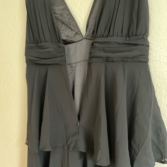 NWOT Amazing Evening Black Tiered Maxi Dress - Picture 8 of 8
